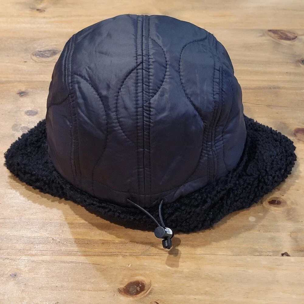 The North Face Trapper Panel Hat Size L/XL Adjustable Sherpa Nylon Ear Flaps